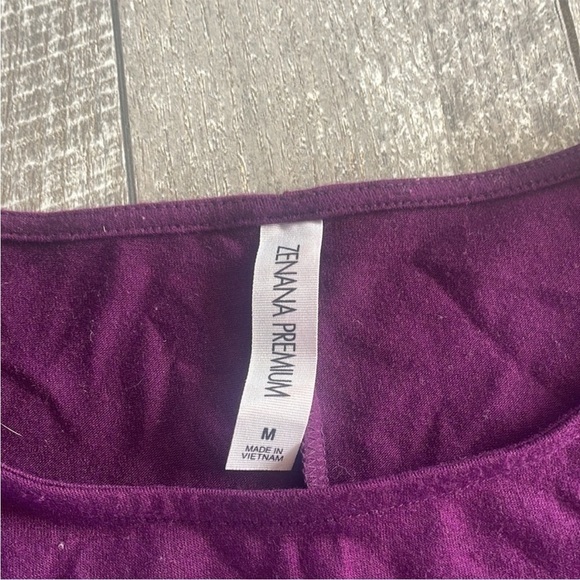 Nordstrom Size Medium Purple Bohemian Style Tunic Top - Picture 4 of 7